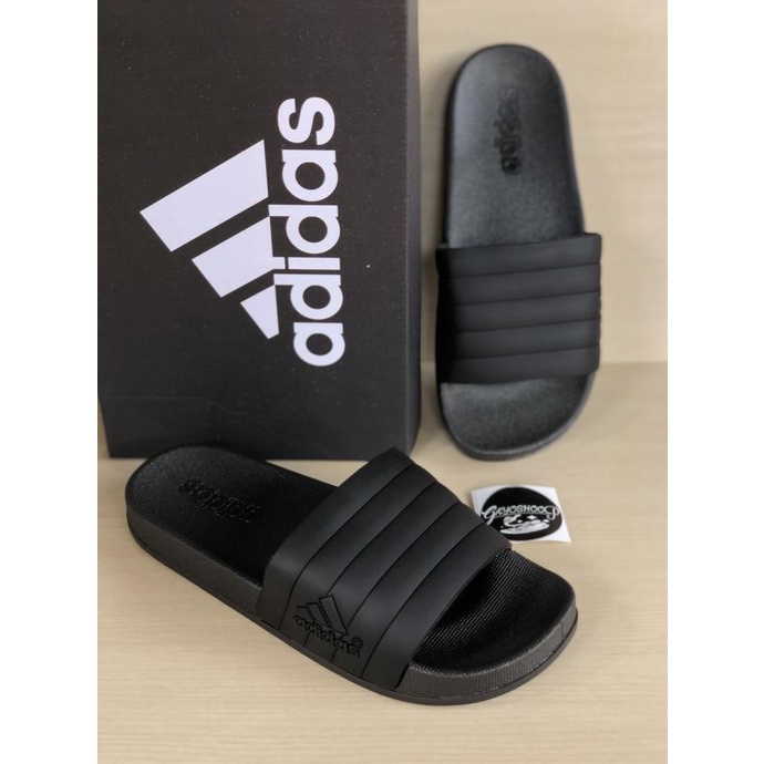 sandal adidas slide on black import grade original