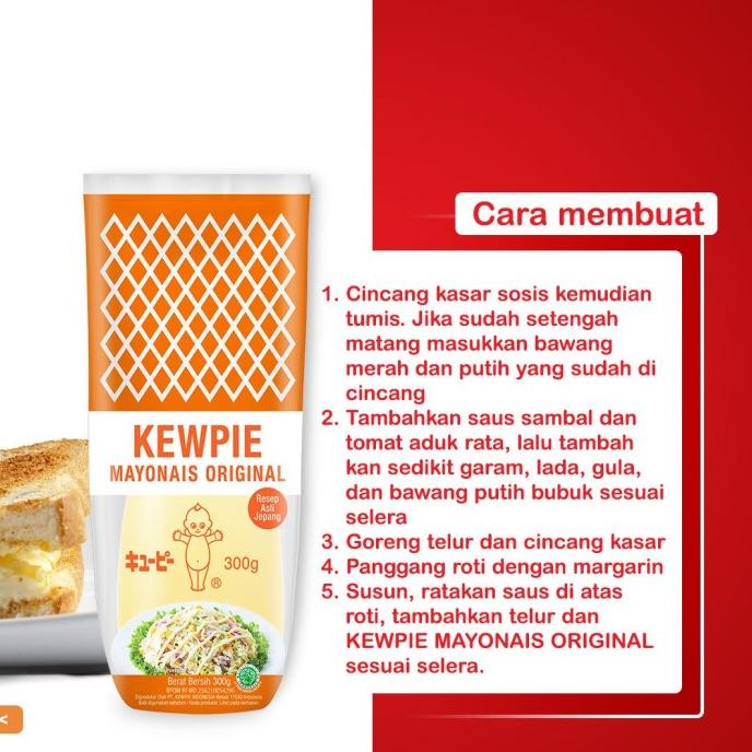 

KEWPIE Mayonaise Mayonnaise Best Mayo Original 1 Kg / 1kg nov
