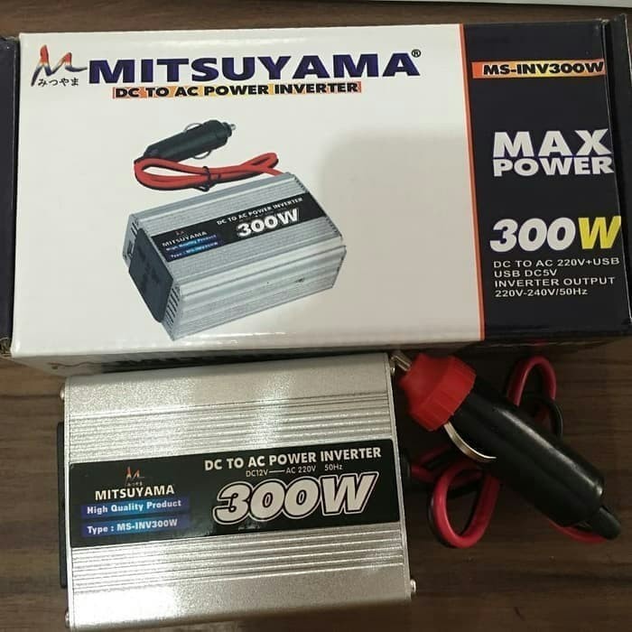 Flash Sale Power Inverter Mitsuyama 300Watt Arus Dc To Ac Mobile - Sedia Power Inverter 1000 Watt 50