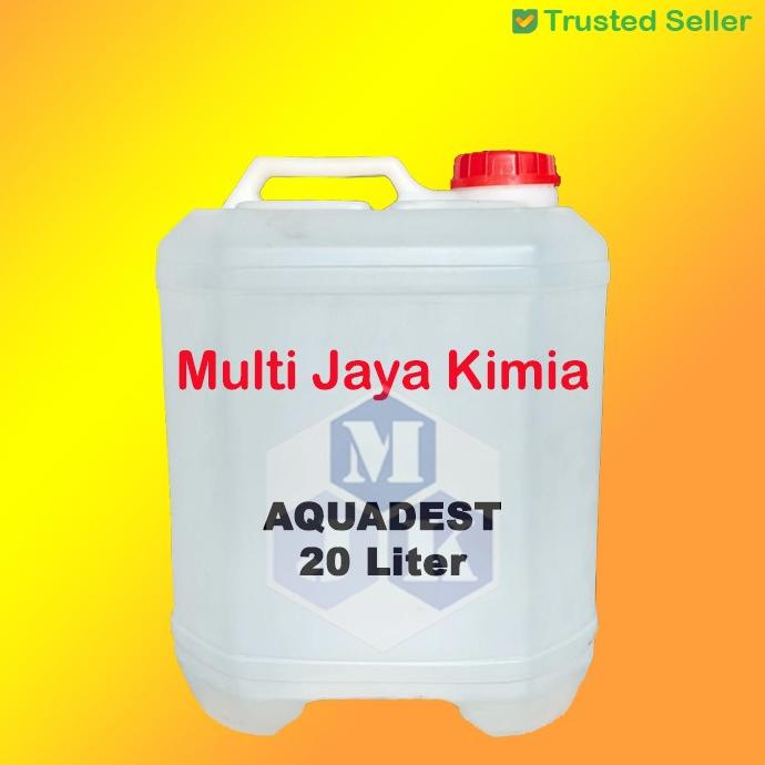 Make Up Aquadest / Aquades / Air Suling / Distilled Water 20Liter Pengiriman Cepat