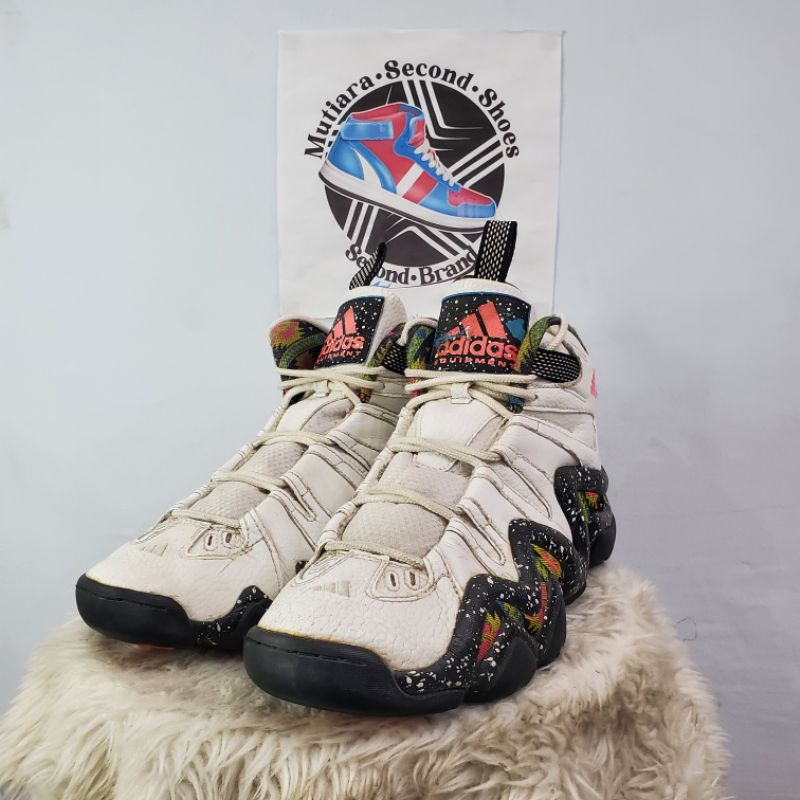 Sepatu Adidas Crazy 8 Neon Tribal size 41.5
