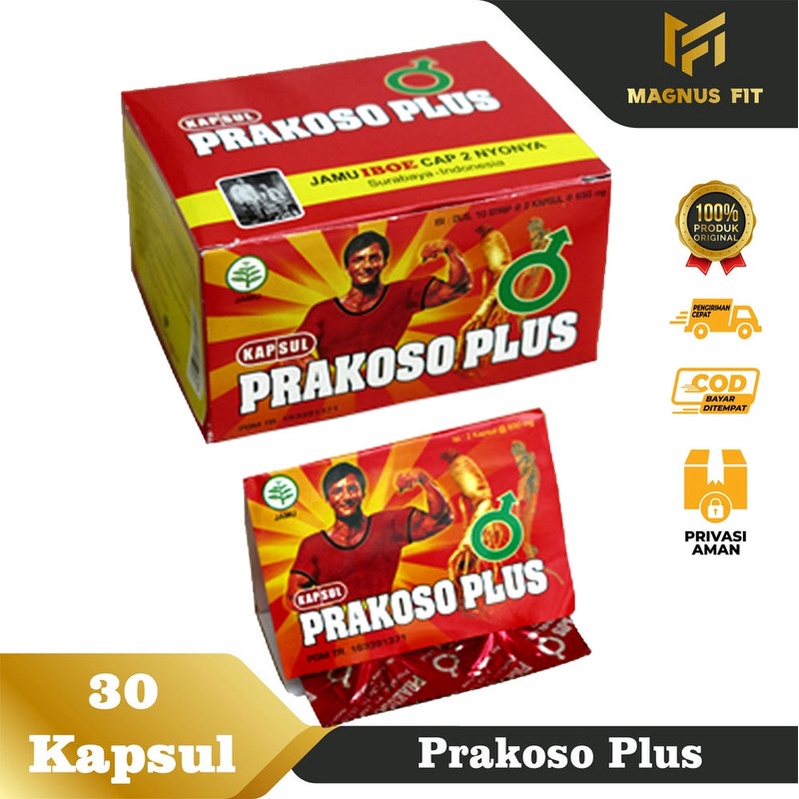 Kapsul Prakoso- Obat Herbal Meningkatkan Vitalitas dan Keperkasaan Pria