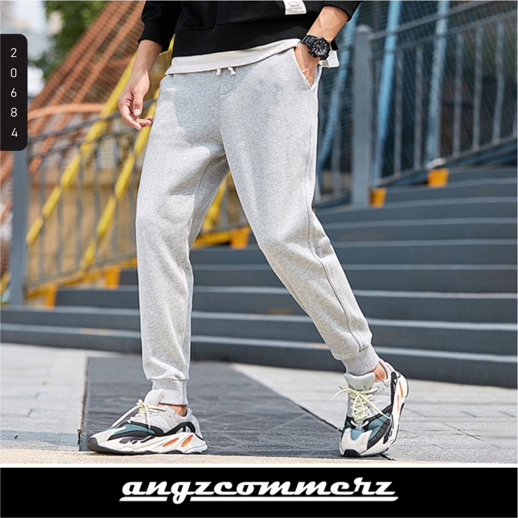 

Men Casual Loose Long Pants Grey 3XL Size