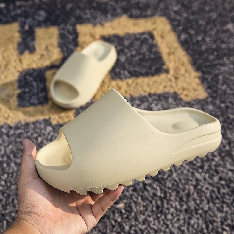 Terbaru Plaction - Sandal Slide Pria Sandal Yeezy - Yeezy Slide Yz01