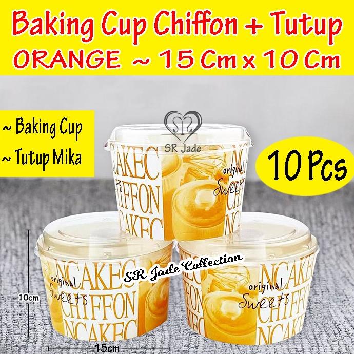 Terbaru Loyang Chiffon Loyang Kertas Premium + Tutup Mika Mini Baking Cup Case Pengiriman Cepat