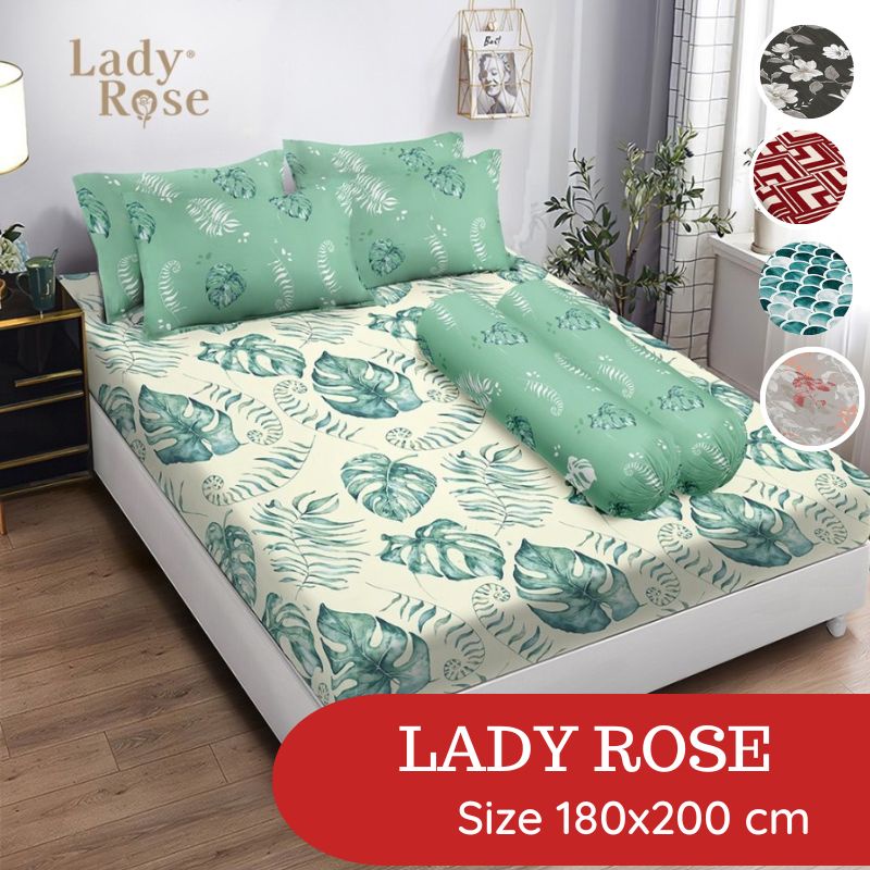 RC SPREI LADY ROSE 180x200 BANYAK MOTIF