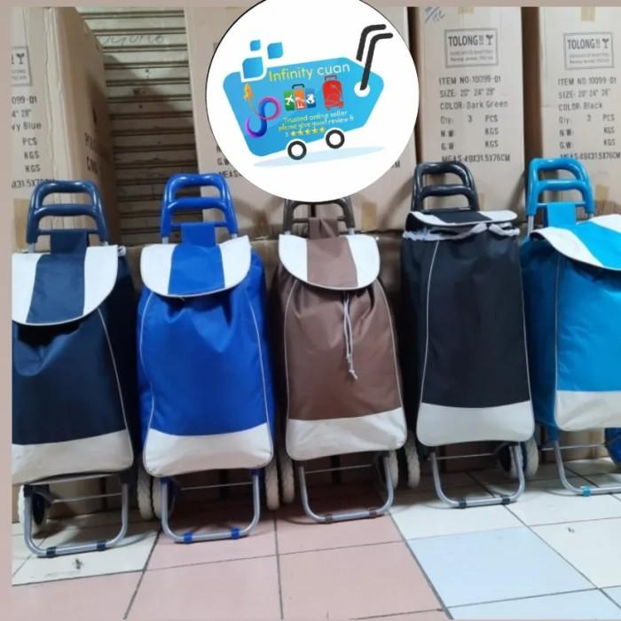 Best Seller Tas Troli Belanja Roda... Tas Trolly Belanja Roda - Trolley Lipat
