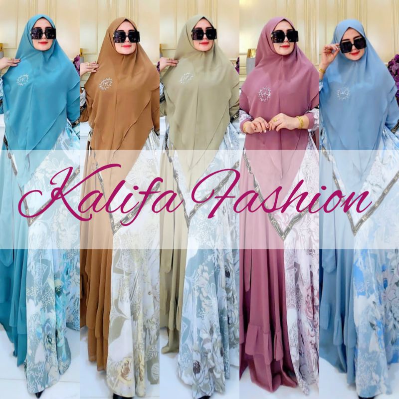 Raudah Series ORI HK by Dermawan / Gamis Set Syar'i / Gamis Pesta / Baju Syar'i Terbaru / Fashion Br