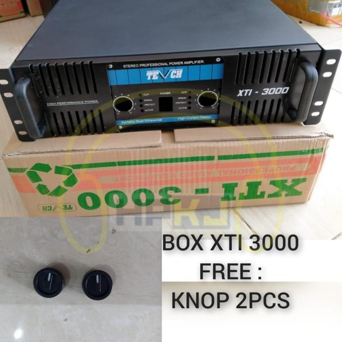 ] BOX POWER XTI 3000 XTI-3000 2CH 2 CHANLE 2CHANLE POWER AMPLIFIER