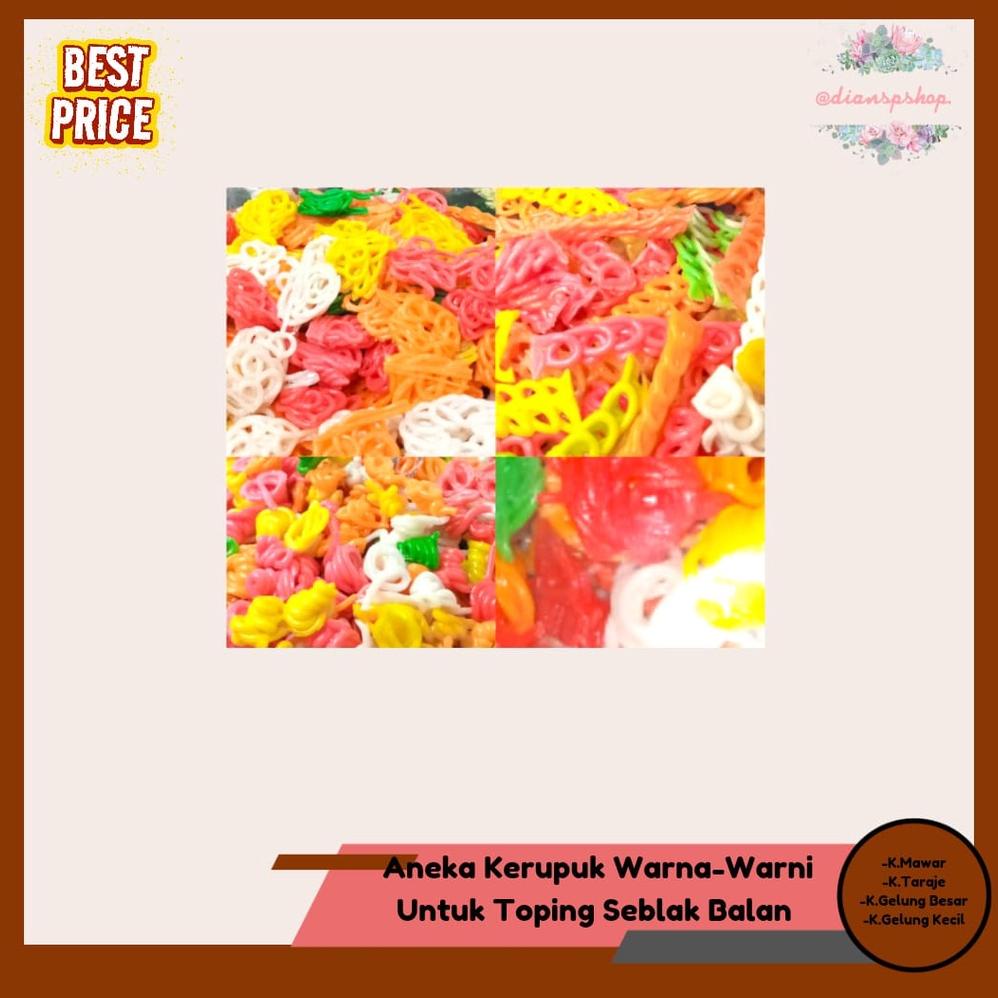 

Aneka Kerupuk Seblak per Bal 5Kg. Kepang Mawar Keong atau Gelung Best Seller