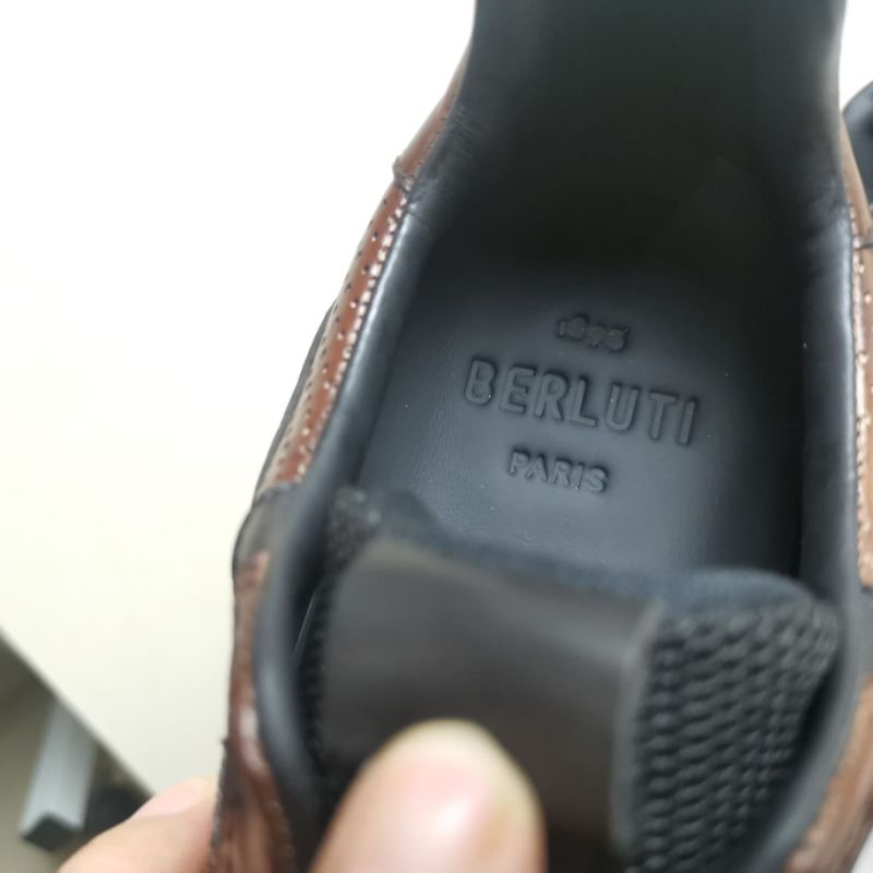 sepatu kulit pria sneaker cowok berluti mewah p1shoes new men shoes leather