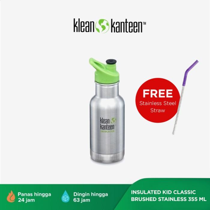 Klean Kanteen Insulated Kid Classic Brushed Stainless 355 ml