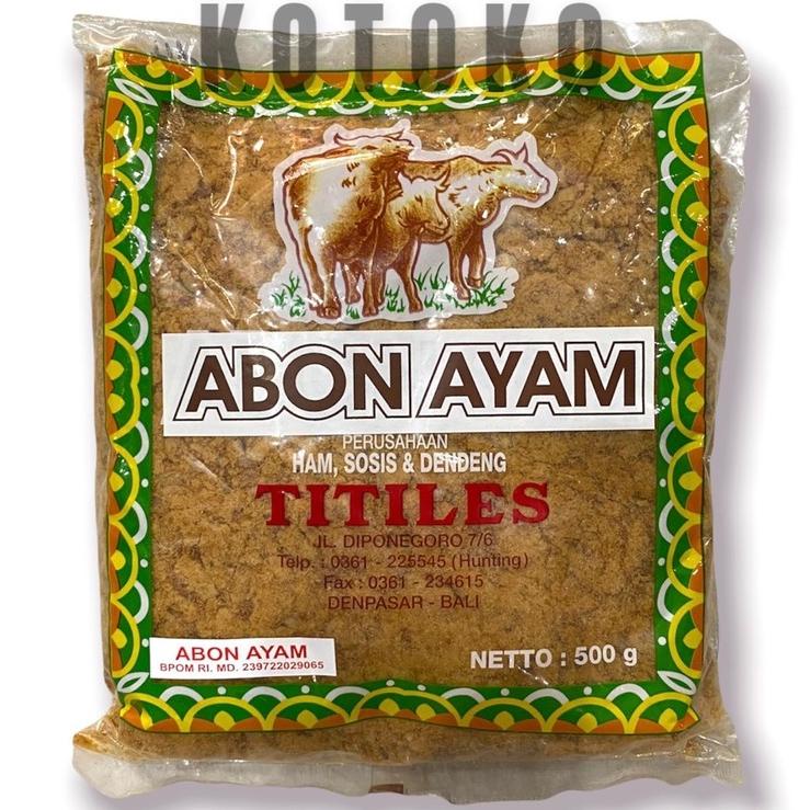 

Abon Ayam Titiles / Abon Ayam Original Titiles Bali 500gr Best Seller