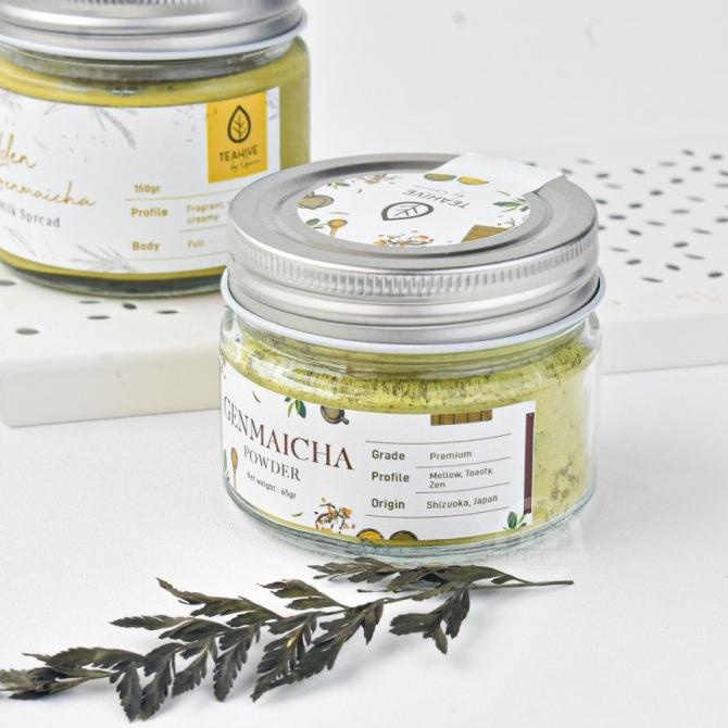 

Teahive Genmaicha Powder 65 Gr - 100% premium Roasted Brown Rice Match