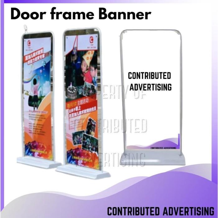 Terlaris Door Frame 60X160Cm / Tiang Promosi / Stand Banner / Stand Display - Rangka Besi, Rangka Sa