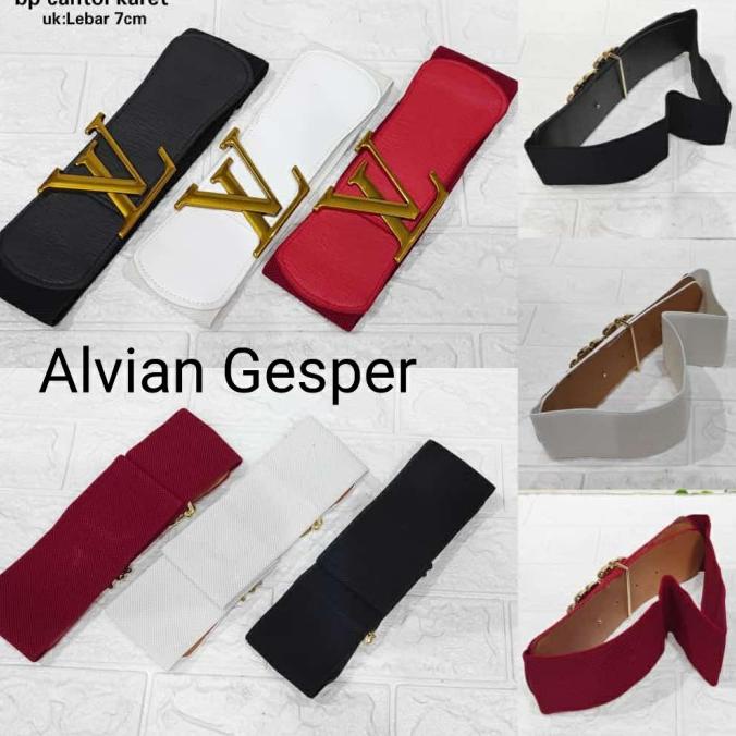 Jual ikat pinggang LV import Black - Jakarta Utara - Alvian Gesper