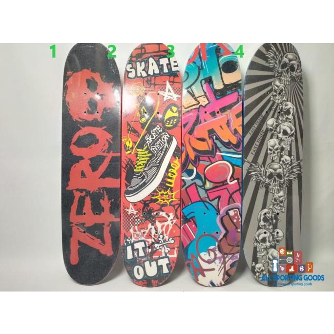 Skateboard Profesional Dewasa Adult Remaja XL Kayu Fullset