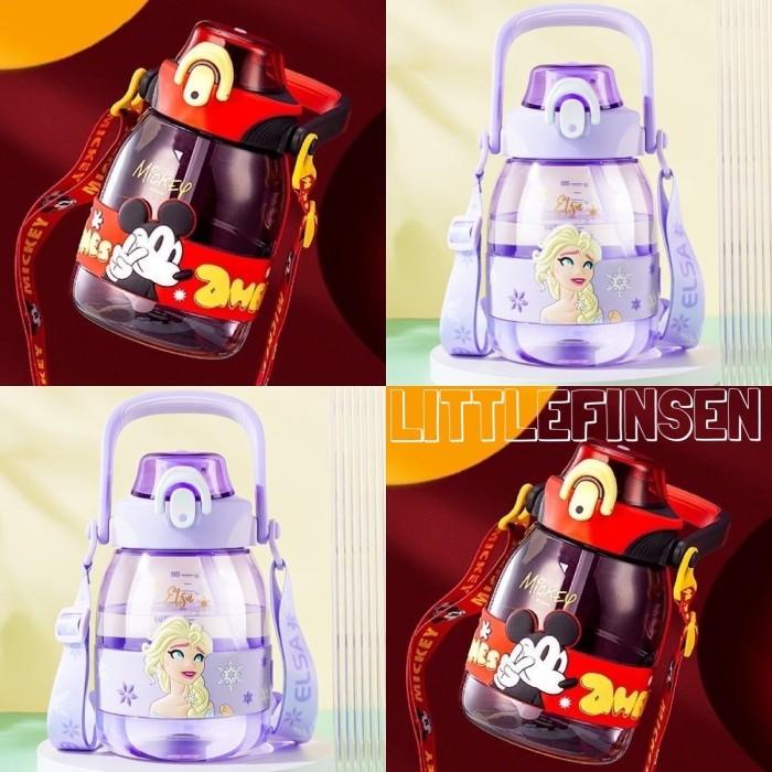 Botol minum teguk dan sedot/botol minum disney 1,2 liter