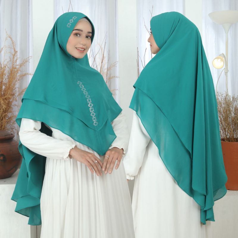 pet ceruty Payet standar jilbab pesta Khimar /hijab pesta/hijab