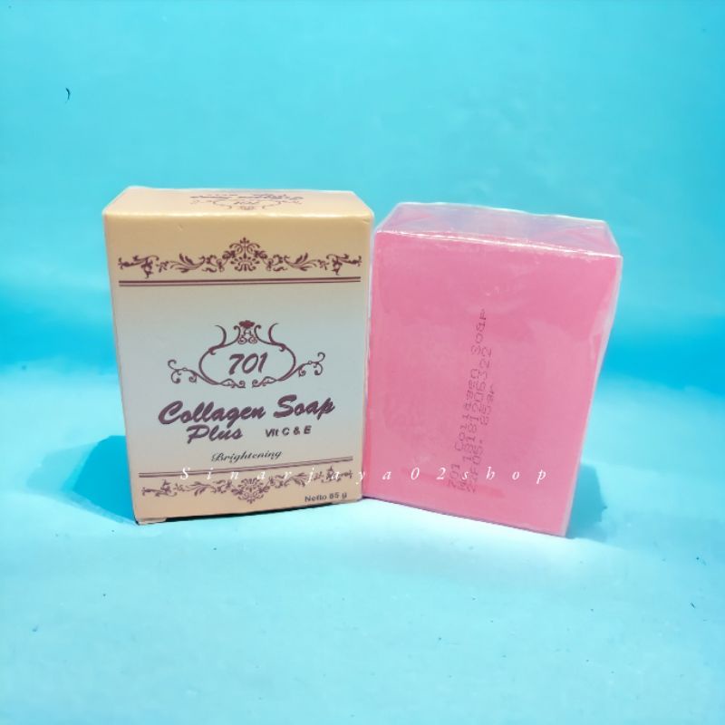 Sabun Collagen 701 Tranparan Soap Plus Colagen ORIGINAL BPOM