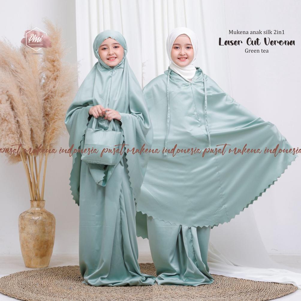 Bayar Ditempat - Pusat Mukena Indonesia - Mukena Anak 2in1 Laser Cut Verona ..