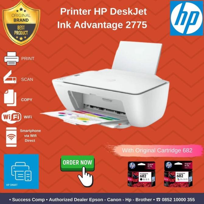 Printer Hp Deskjet 2776 2775 All-In-One Printer Wireless Bluetooth Ink Sahamallk