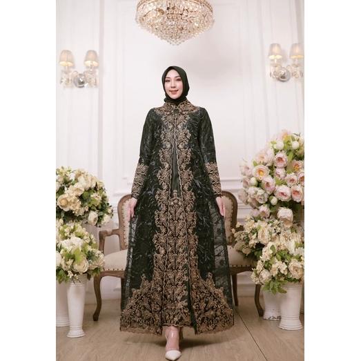 Terlaris Gamis Tile Pesta |Gamis Bordir Mewah|Gamis Jumbo Ld120|Gamis Tile Dot|Gamis Kondangan|Gamis