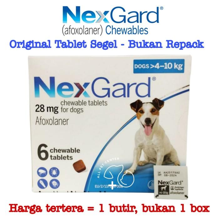 Best Seller Obat Kutu Anjing Nexgard 4-10 Kg