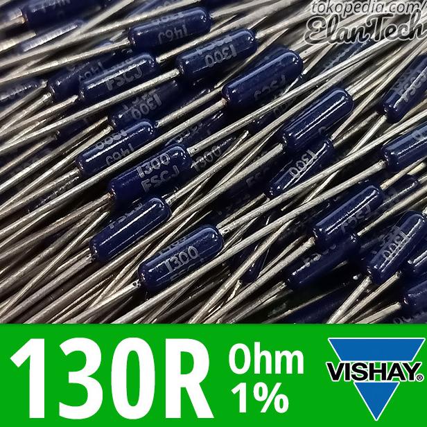 Resistor 130R 1% Vishay Dale FSCJ 130 Ohm 0.25W Elan73c Segera Beli