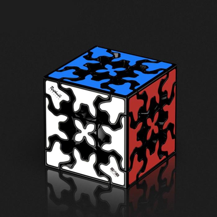 Rubiq Rubik 3X3 - Qiyi Gear Cube 3X3 Blacbase Original