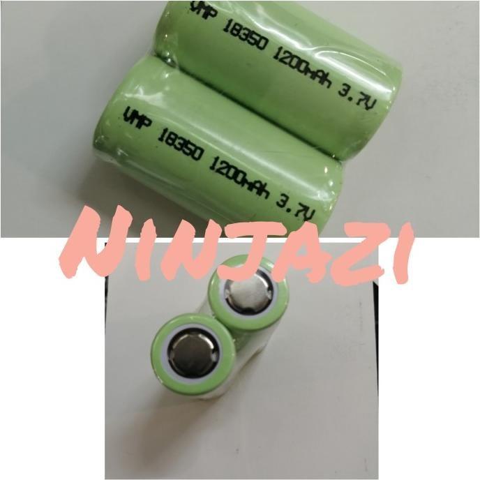 Terlaris Promo Batre Recharge 18350 3,7 Volt Terjamin