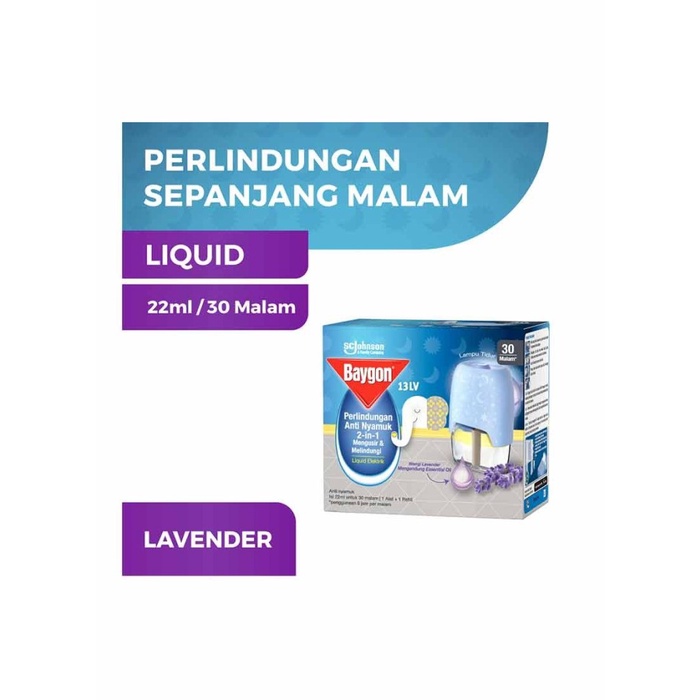 Baygon Le Lavender 2 In 1 Refill 22Ml