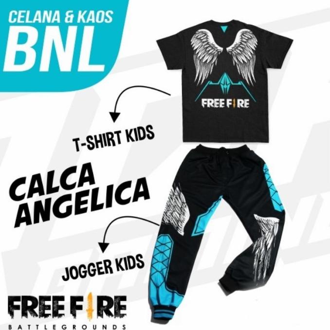 setelan anak laki laki free fire baju ff anak laki laki