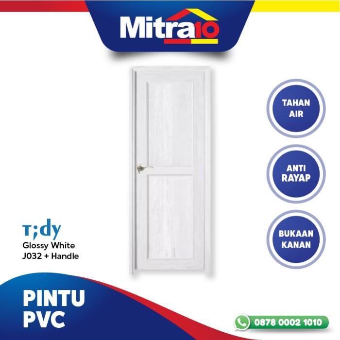 Best Seller Tidy J032 Pvc Door / Pintu Pvc Putih 71X195 Cm