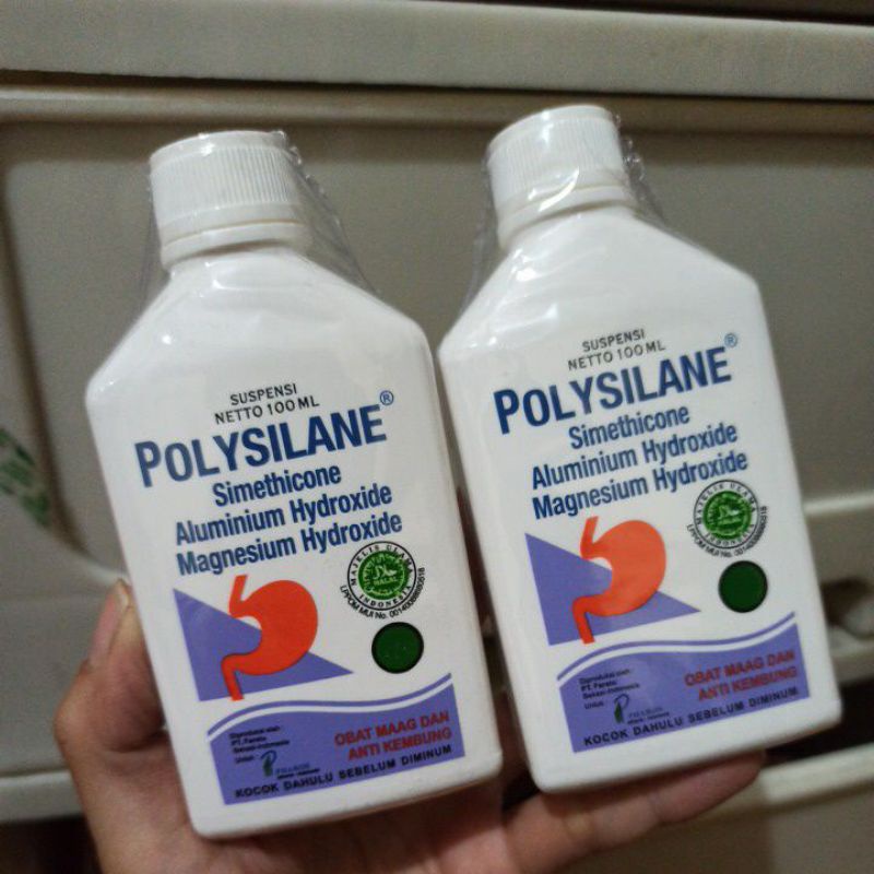 Polysilane suspensi sirup 100ml maag mual dan anti kembung cair