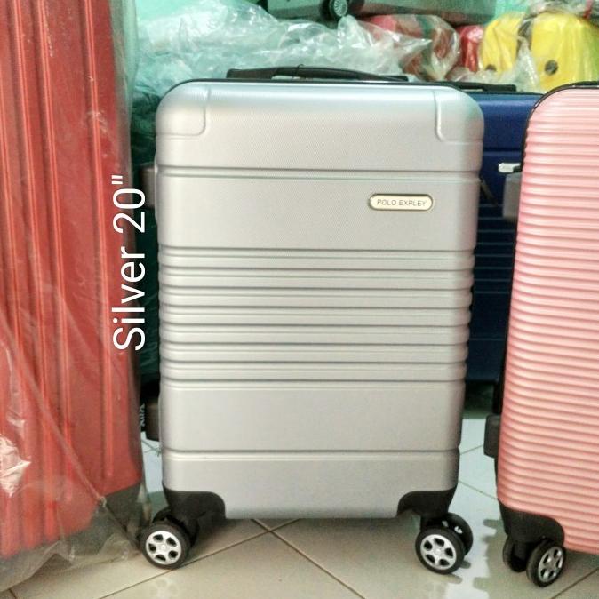 Tas Koper POLO LV88 Fiber Ukuran Kabin 20 inch Tas Travel Pria Wanita