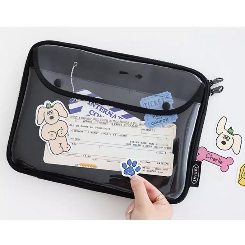 PANACHE Korean Romane Shockproof 11 inch Ipad Bag Galaxy Tab Pouch Tas Macbook Laptop Bag Travel Org