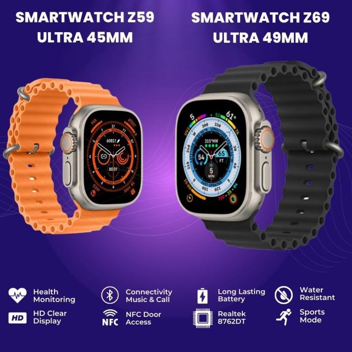 Smartwatch Z59 Ultra/Z69 Ultra Nfc Support Android & Ios Thegarden00