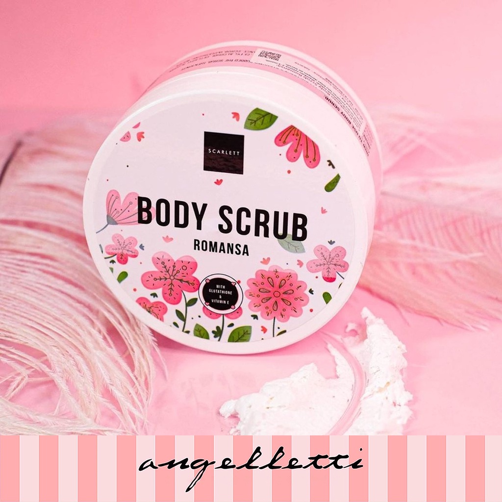 

SCARLETT Whitening Body Scrub Lulur Romansa 250 gr