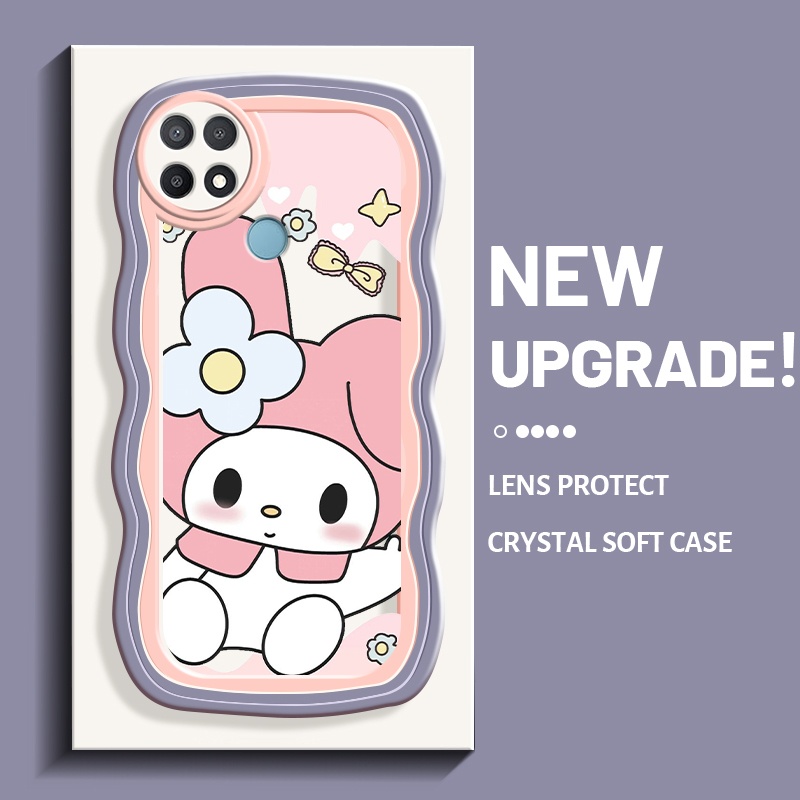 Casing Ponsel untuk OPPO A15 A15s A35 4G Case kartun pola HP tutup pelindung wadah Telepon anti gunc