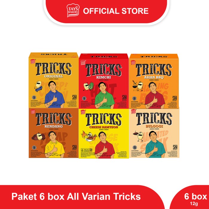 

PAKET 6 BOX TRICKS POTATO CRISPS ALL VARIAN