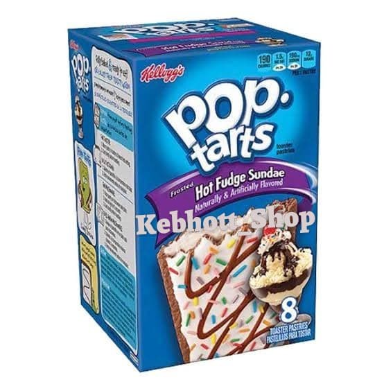 

Poptarts Frosted Hot Fudge Sundae 8 Toaster Pastries 416gr Kellogg's