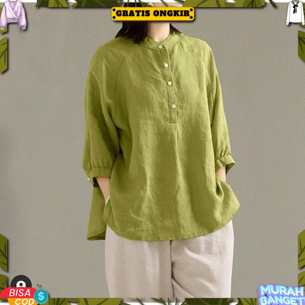 Satin Murah Kemej Simer Tasyi Louse Cewek Lengan Panjang Basic Bluse Shimer Premium Boluse Shiner Ba