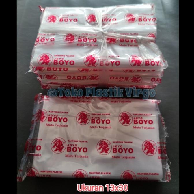 ___] Plastik PP Bening 02 Boyo 13x30 - 18x28 cm (Isi 70)
