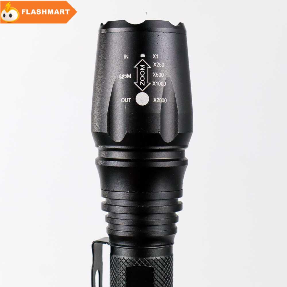 FLASHMART Senter LED Flashlight Cree XM-L T6 3800 Lumens - E27