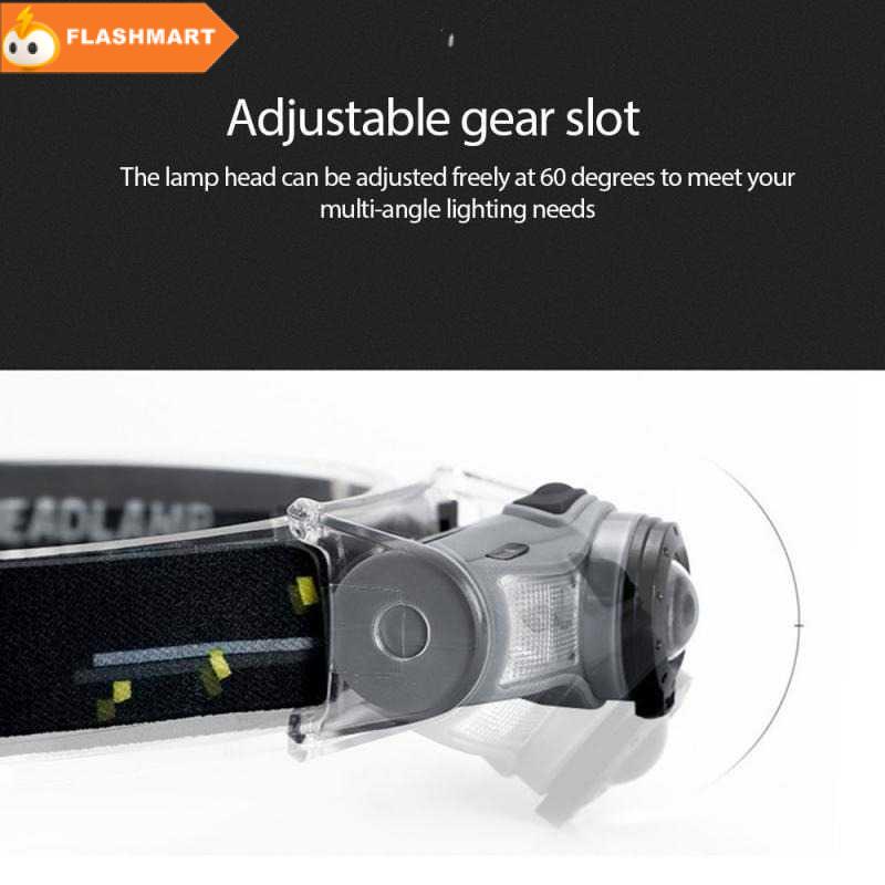 FLASHMART HLL Headlamp Flashlight Senter LED Kepala Rechargeable Sensor - T103