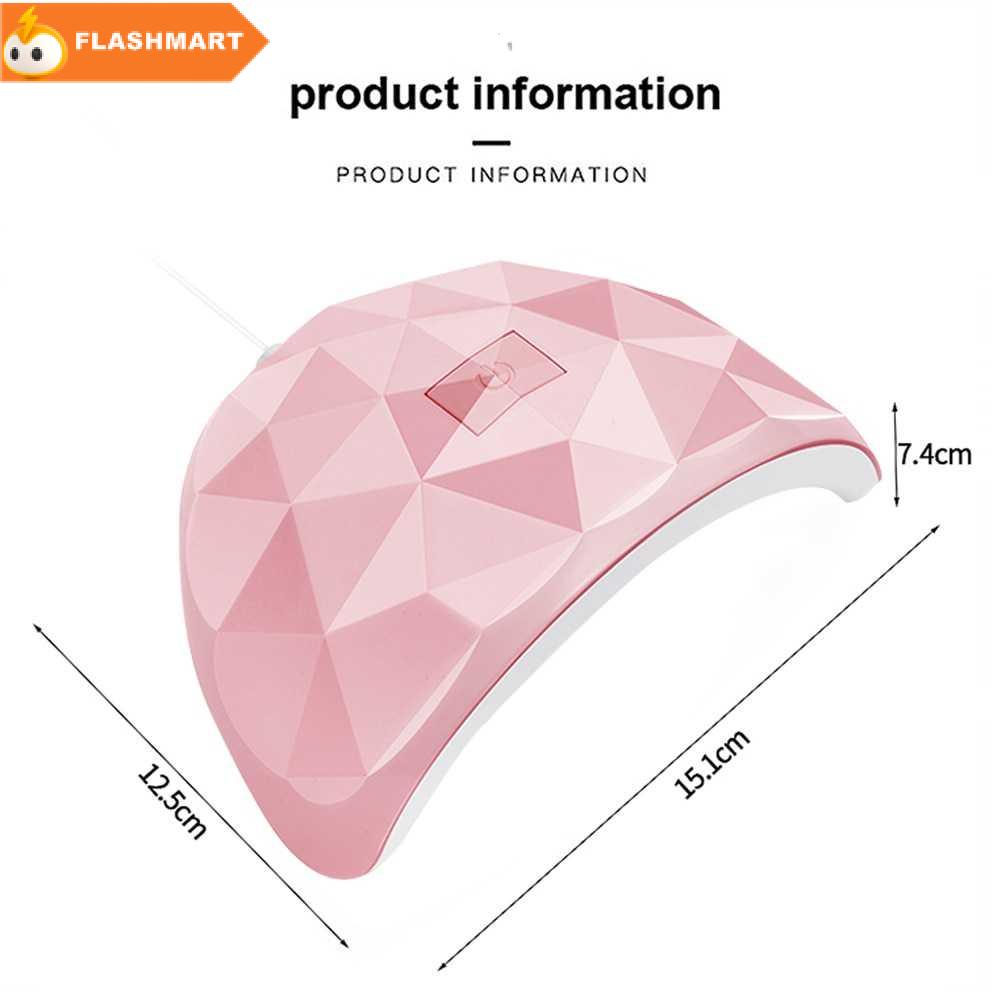 FLASHMART Pengering Kutek UV Lamp Nail Dryer USB Charge 54W - MINI-802