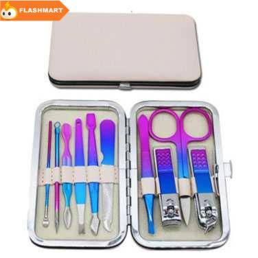 FLASHMART Nail Art Set Gunting Kuku Manicure Pedicure 10 PCS - NB10