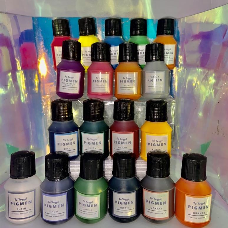 

Paket Pigmen 60Gr - Pewarna Tembok Resin Clay Sablon Semen Pigment Bundle Murah Stabilo Warna Malang