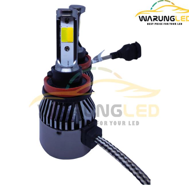 Lampu Led Foglamp Mobil Led X9 Eco9 Luminos H11 3 Warna Super Bright